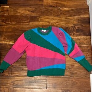 Sugarlips Multicolor Geometric Sweatshirt